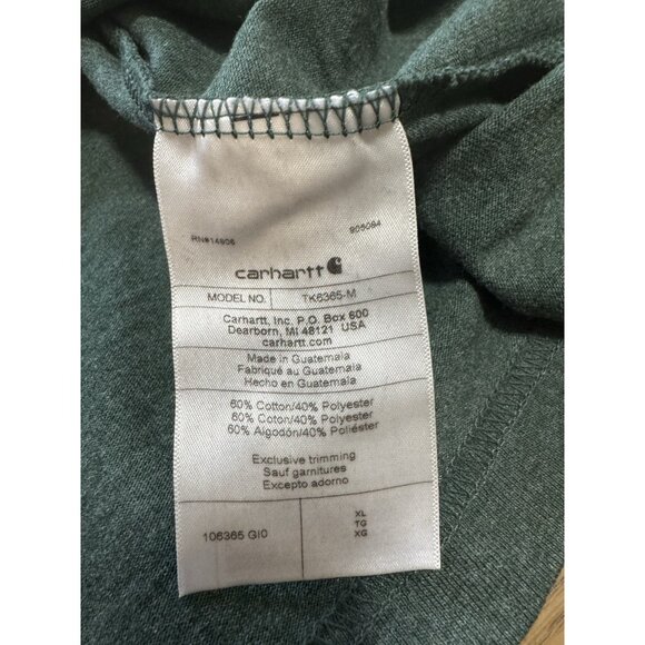 Carhartt Shirt Mens Long Sleeve Shirt Size XL Loose Fit Outdoor Country‎ NWOT - Picture 8 of 11